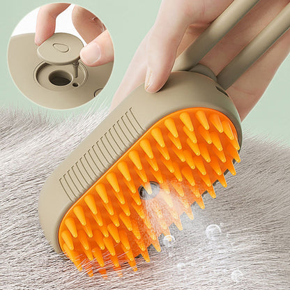 PetzyStar Cat Steam Brush Steamy Dog Brush 3 In 1 Electric Spray Cat Hair Brushes For Massage Pet Grooming Comb Hair Removal Combs Pet Products